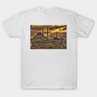 Turkey. Istanbul. Suleymaniye & Rustem Pasha Mosques. T-Shirt